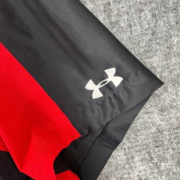 Under Armour Windbreaker Mens Large Red Performance Golf Pullover Greenville SC - Picture 4 of 8